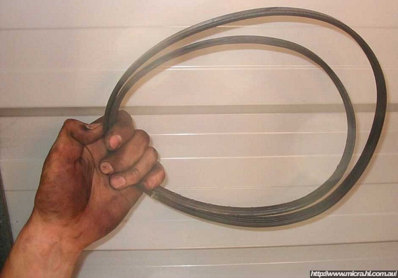 Nissan micra power steering belt adjustment #7