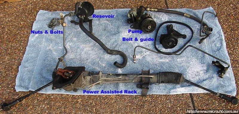 Nissan micra power steering conversion #7