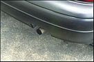 Terribly restrictive factory pea-shooter nissan micra exhaust